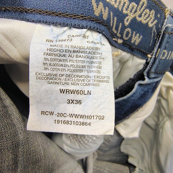 Wrangler Willow Women's Junior Boot Cut Riding Blue Denim Jeans - Picture 3 of 10